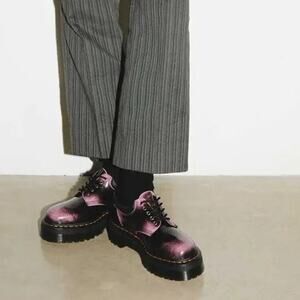 NEW Dr. Martens 8053 Arcadia Leather Platform Shoes Quad US 7M / 8W Pink Patent